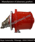 Track drive gearbox for crawler undercarriage
