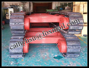 custom built 10-15 ton steel track undercarriage with rubber pads