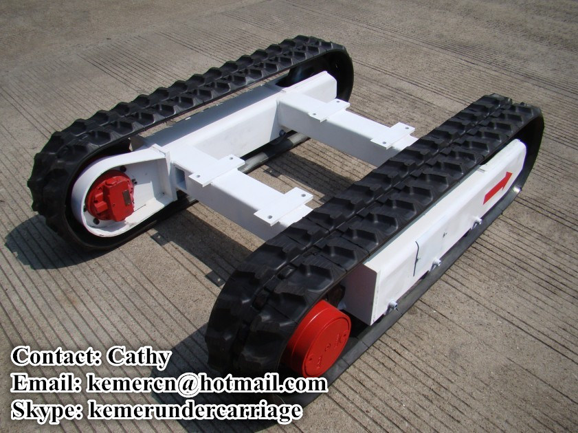 high quality rubber track undercarriage (rubber track system) 130 ton