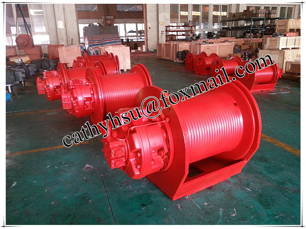 1100 ton hoisting hydraulic winch dredger hydraulic winch drilling rig