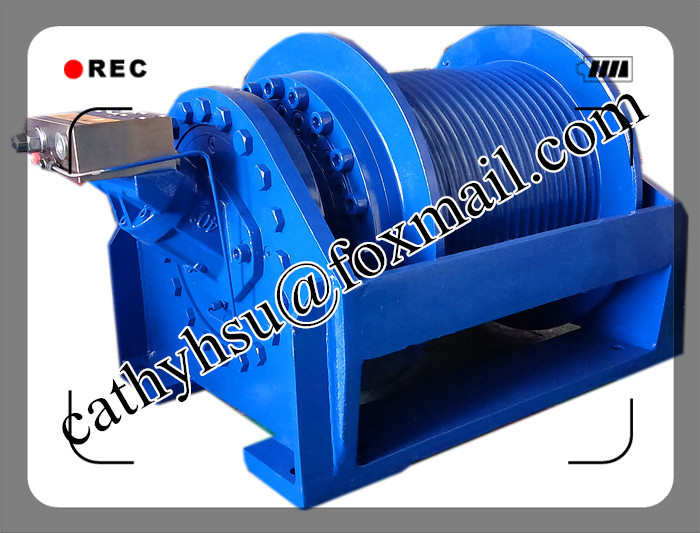 custom built high quality hydraulic winch / high speed hydraulic