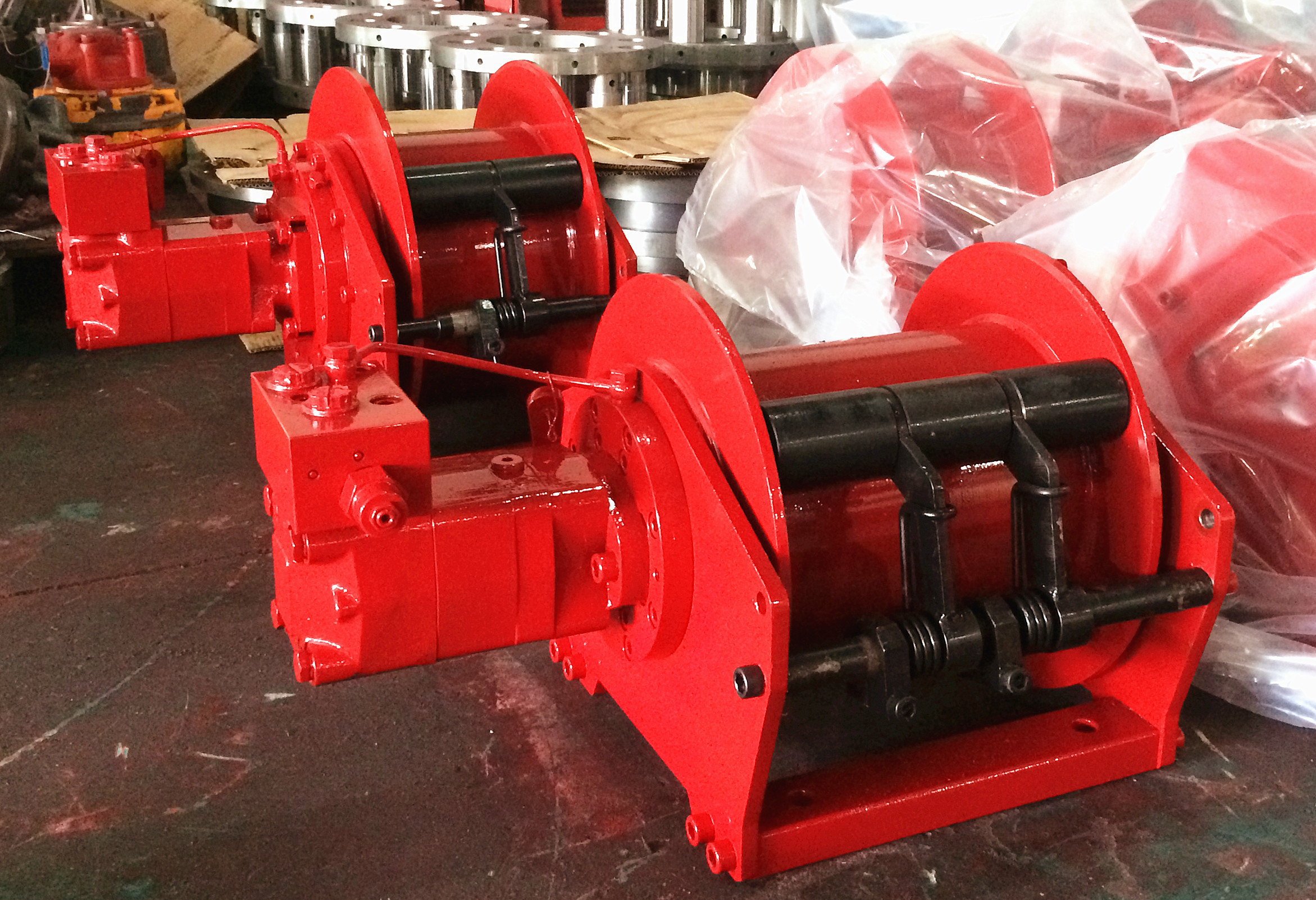 custom built mobile crane hydraulic winch with pull force from 1100 ton