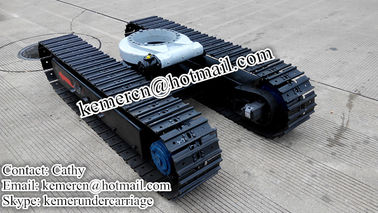 high quality steel track undercarriage with slew bearing for sale