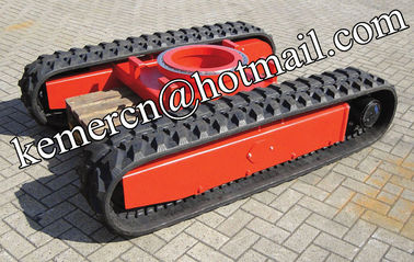 drilling rig rubber track undercarriage rubber track chassis rubber track system crawler undercarriage