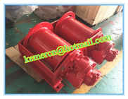 custom designed double drum hydraulic winch with pull force from 1- 100 ton