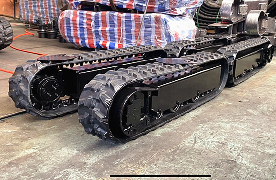Diamond Core Drill Rig Crawler Undercarriage With Load From 1 Ton To 50 Ton
