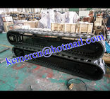 factory directly offered crusher crawler track undercarriage /rubber track system/ rubber track undercarriage