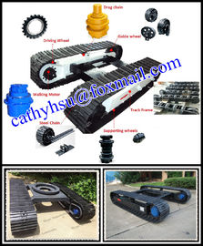 custom built crusher track undercarriage steel cralwer undercarriage from china factory