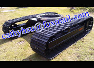 custom built crusher cralwer undercarriage steel crawler chassis from china factory