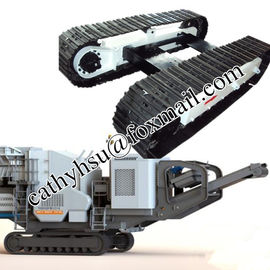 custom built crusher cralwer undercarriage steel crawler chassis from china factory