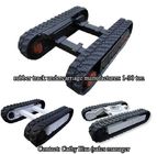 custom built Rubber Crawler Track Undercarriage / rubber crawler chassis/ rubber track undercarriage system
