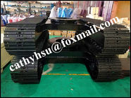 custom built drilling rig 10 ton steel track undercarriage steel cralwer undercarriage from china factory