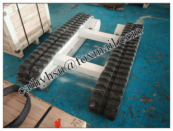 high quality rubber crawler chassis for construction machinery
