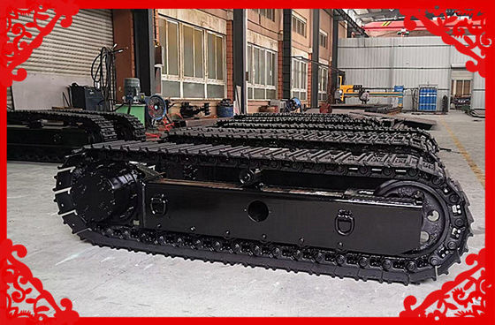 custom built 10 ton steel track undercarriage for drilling rig