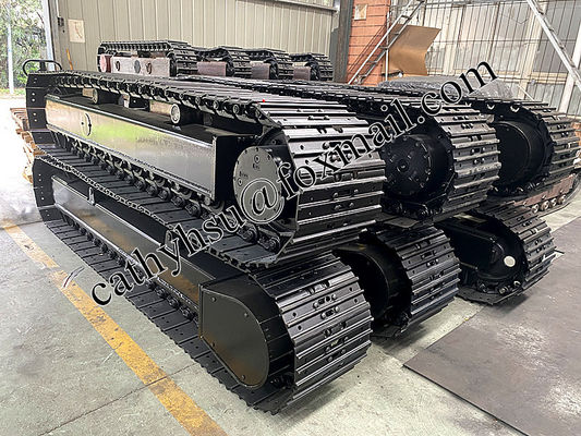 custom built 10 ton steel track undercarriage for drilling rig