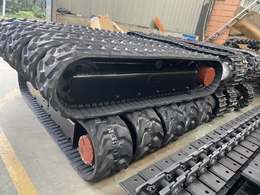 high quality rubber track undercarriage (rubber track system) 1-30 ton