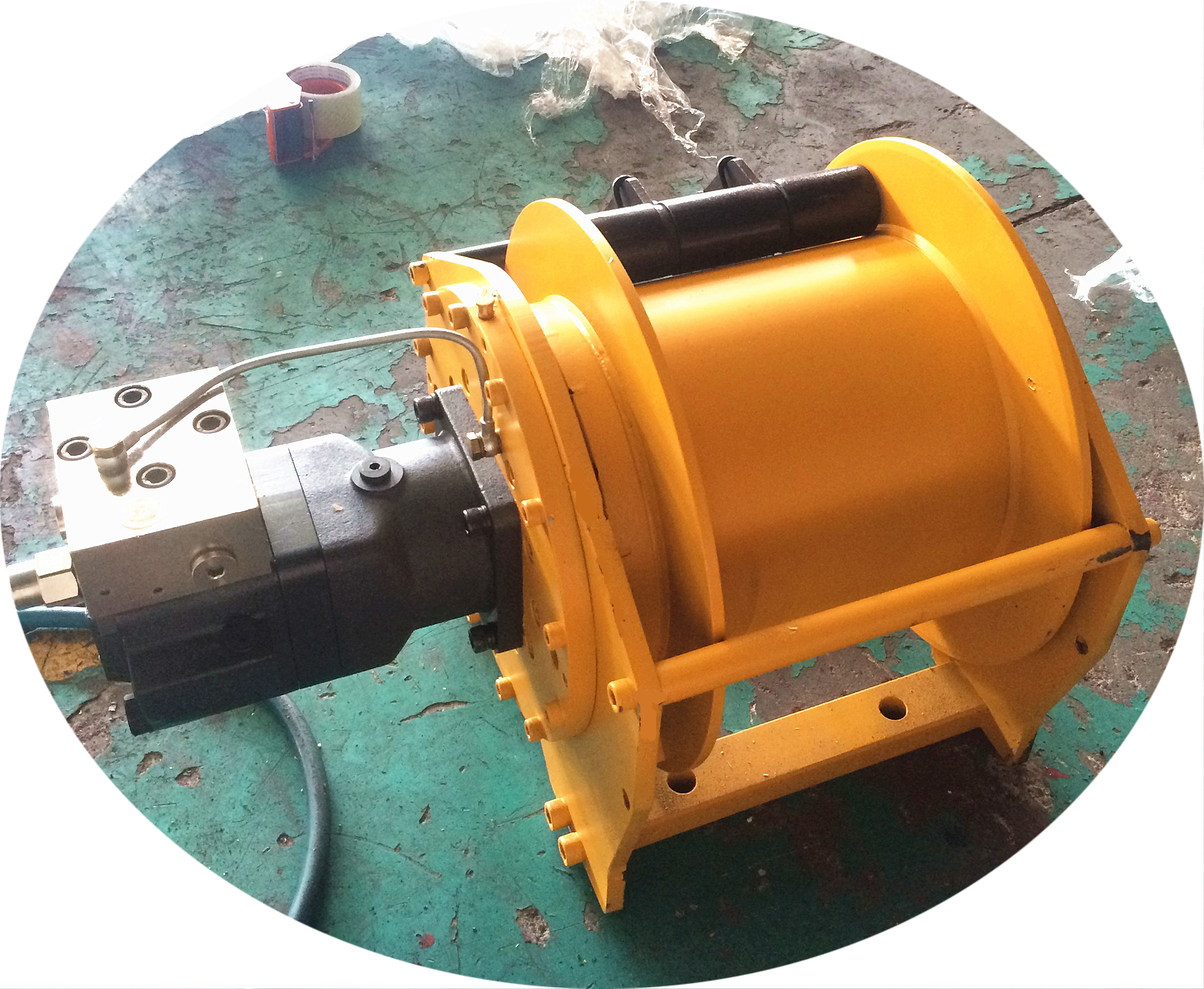 custom built small hydraulic winch for truck crane/boat/trailer ...