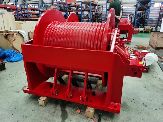 Custom Built Hydraulic Winch For Marine And Boat Application