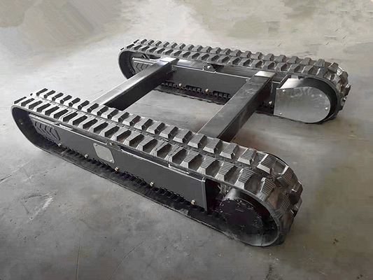 China Rubber Track Chassis Track Undercarriage With Final Drive