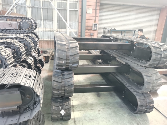 aerial work platform track undercarriage  (rubber type track undercarriage)