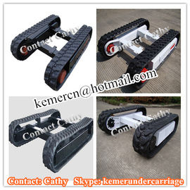 1-30 ton rubber track undercarriage rubber track system (high climbing capacity)