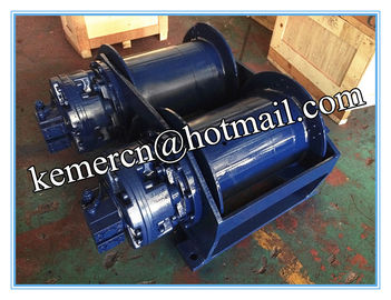 Manufacturer of 6 ton double drum hydraulic winch with free fall function