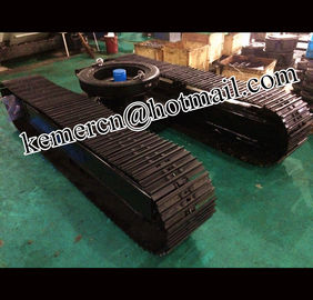 high quality drilling rig steel track undercarriage with slew bearing