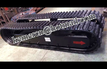 factory directly offered crusher crawler track undercarriage /rubber track system/ rubber track undercarriage