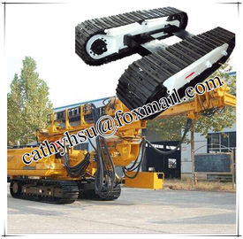 custom built crusher cralwer undercarriage steel crawler chassis from china factory