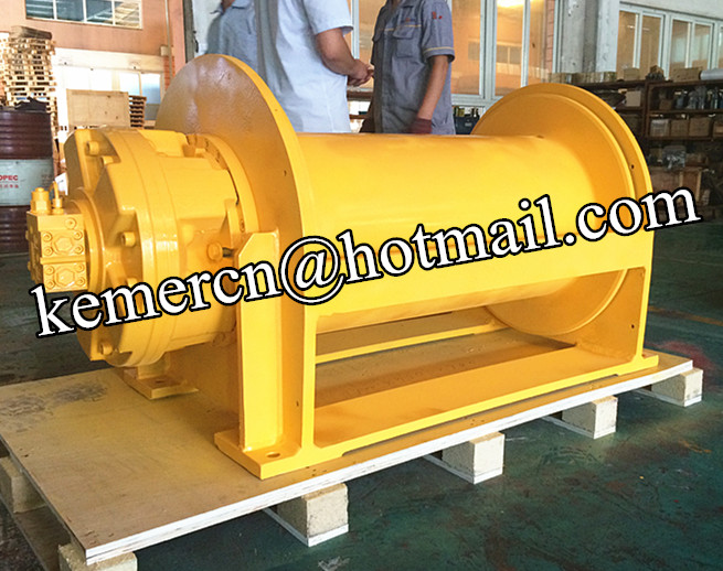 custom built 180 ton free fall hydraulic winch for piling rig